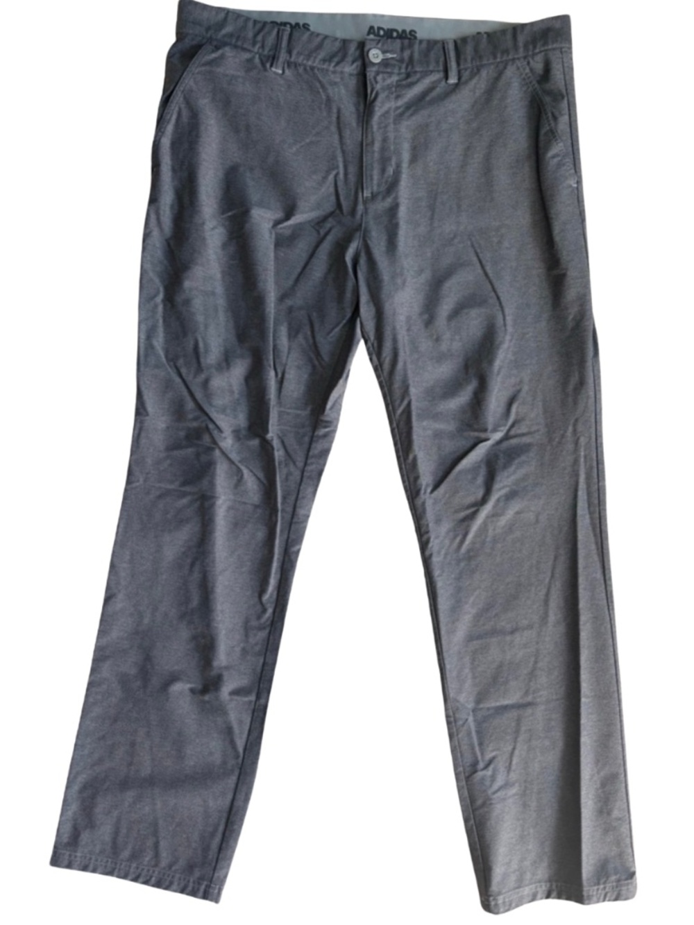 Adidas Performance Activewear Trouser Gray Size 38 Lightweight Casual Golf Pants